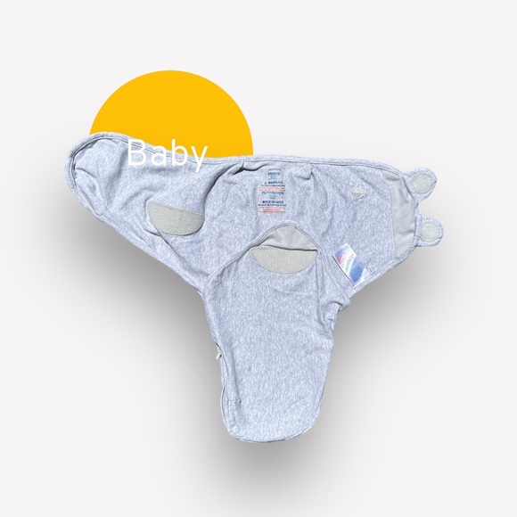 3/$20 | SwaddleMe grey swaddle wrap - Picture 2 of 3
